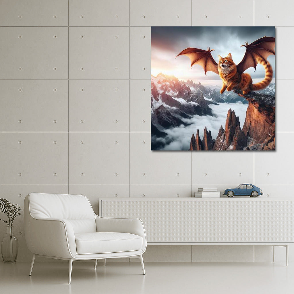 Somali Dragon: Flight Over Mountain Peaks