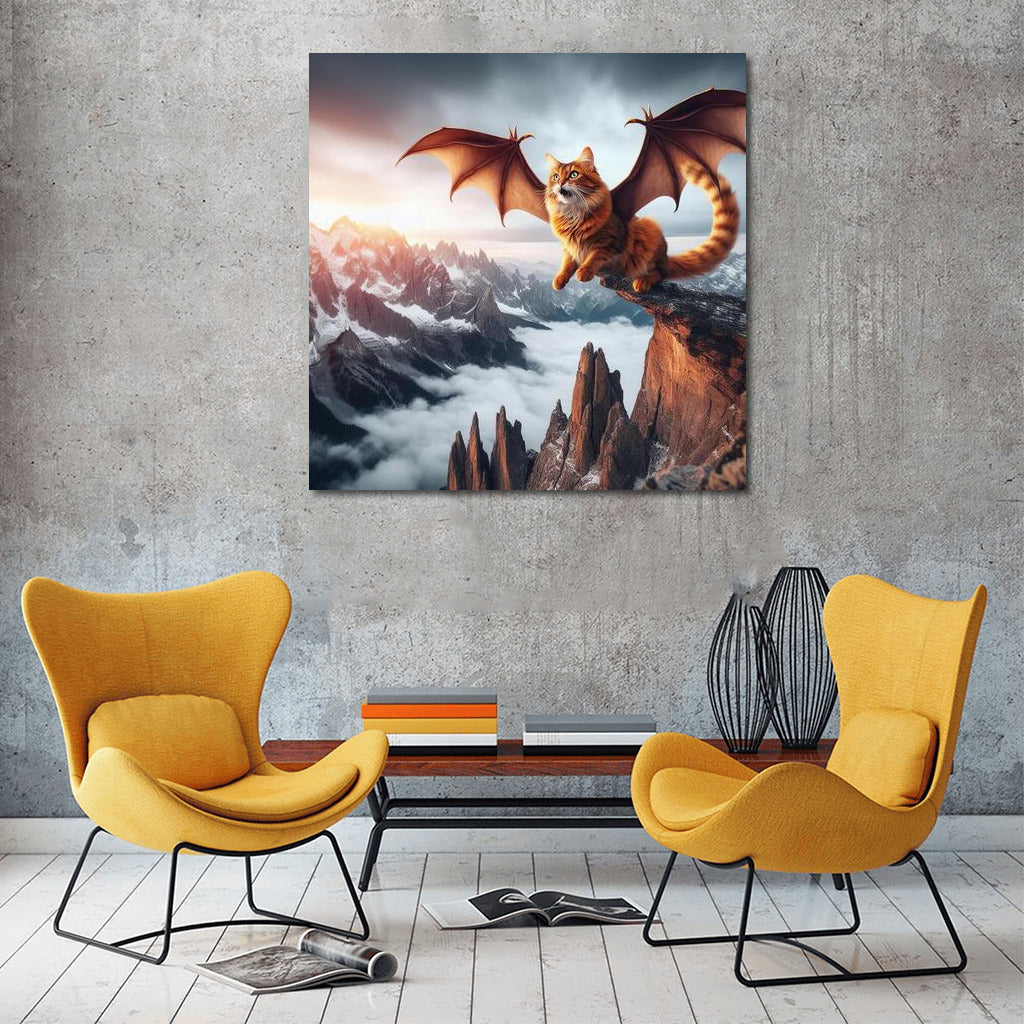 Somali Dragon: Flight Over Mountain Peaks