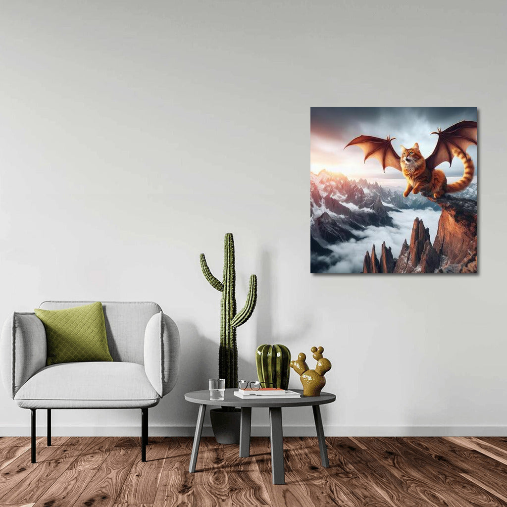 Somali Dragon: Flight Over Mountain Peaks