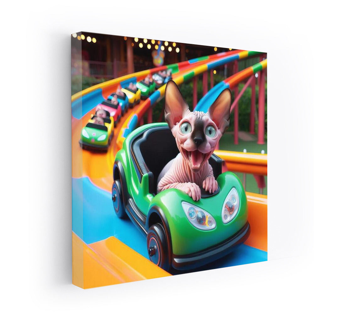 Sphinx in the Amusement Park: Vivid Adventures for Your Walls