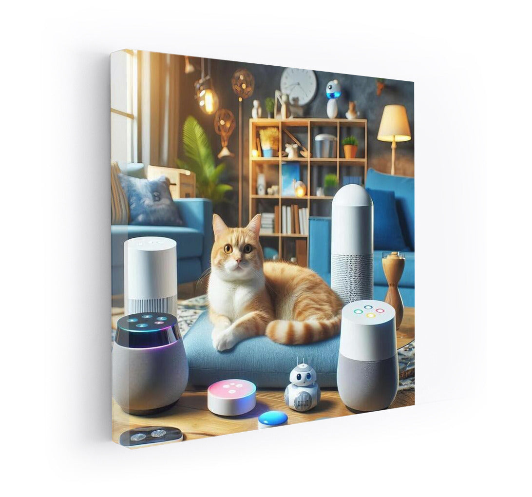 Cat in a Smart Home: Technologies and Robots for Comfort