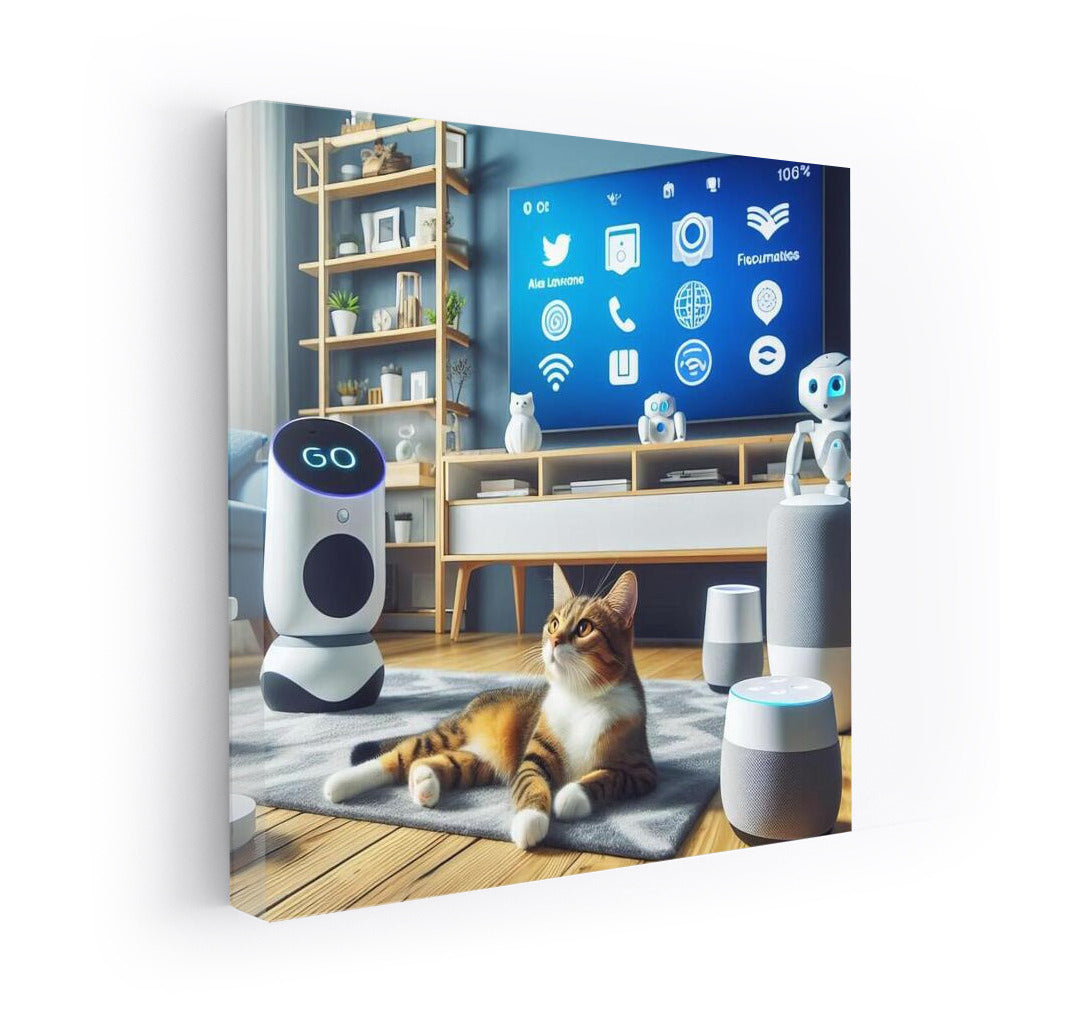 Tech Cat: Future Comfort in a Smart Home