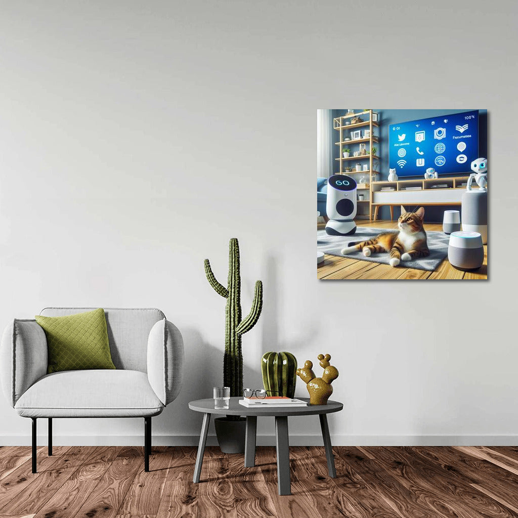 Tech Cat: Future Comfort in a Smart Home