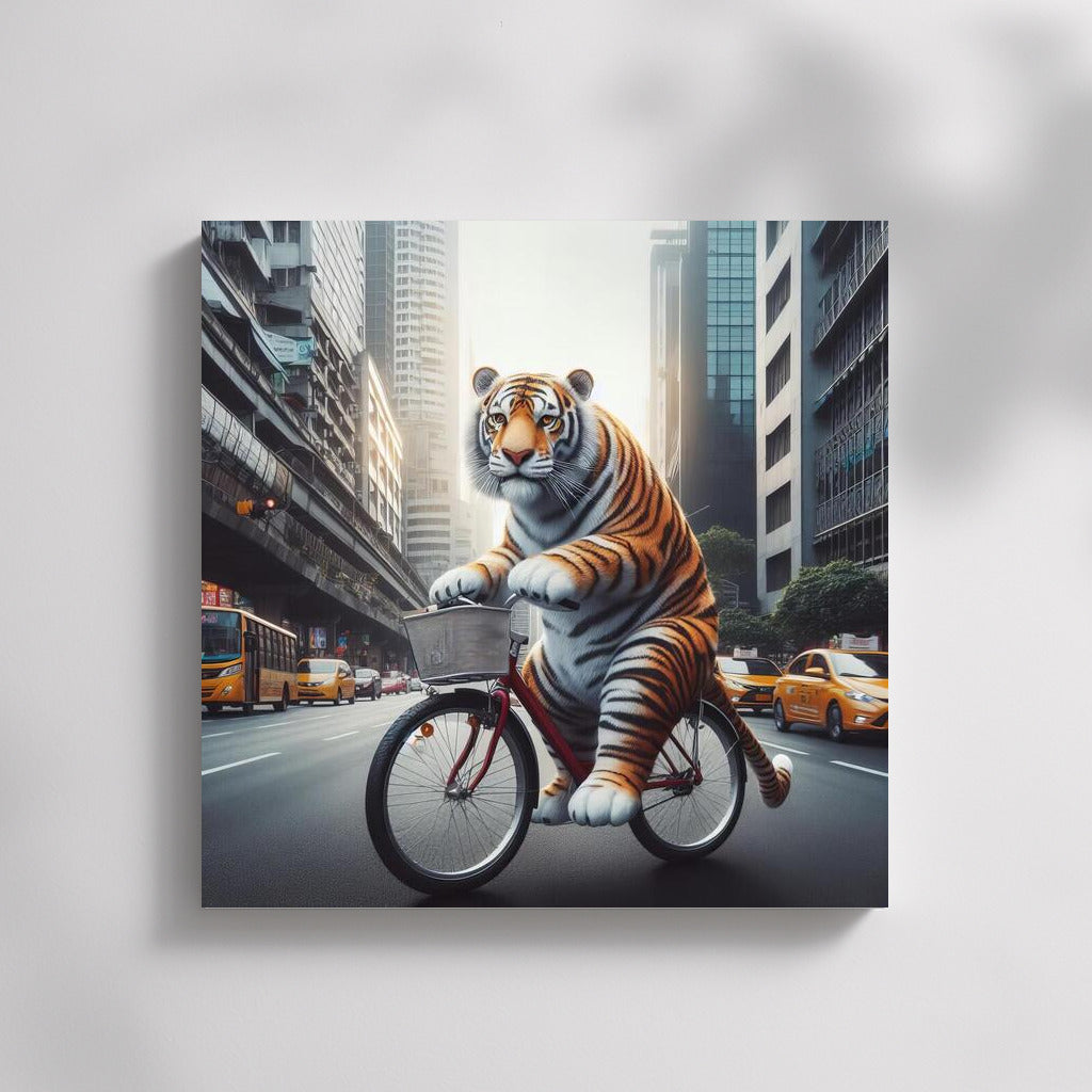 Tiger on Bike: Urban Adventures