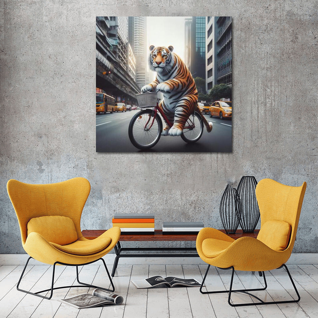 Tiger on Bike: Urban Adventures