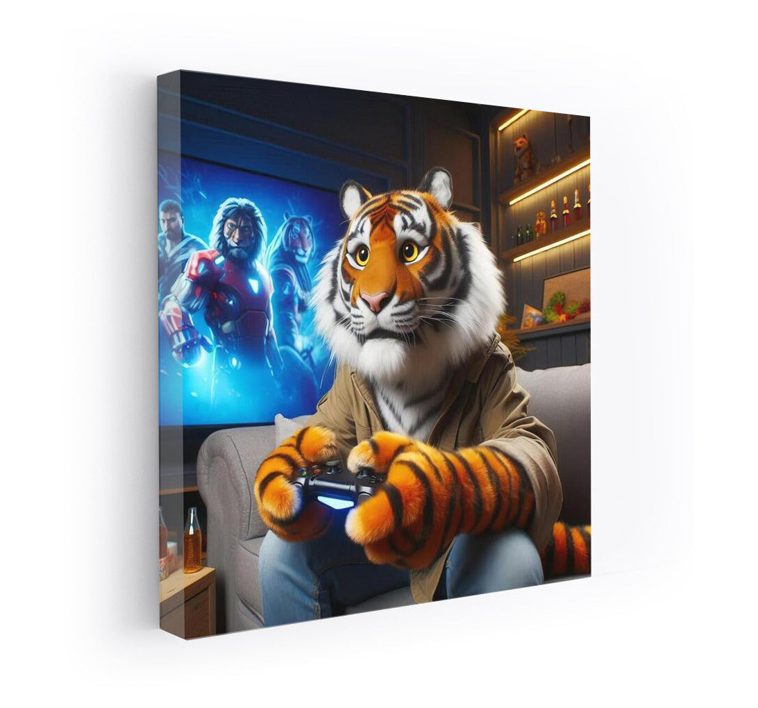 Tiger Gamer in the Home Theater: Playful Predator in the World of Video Games