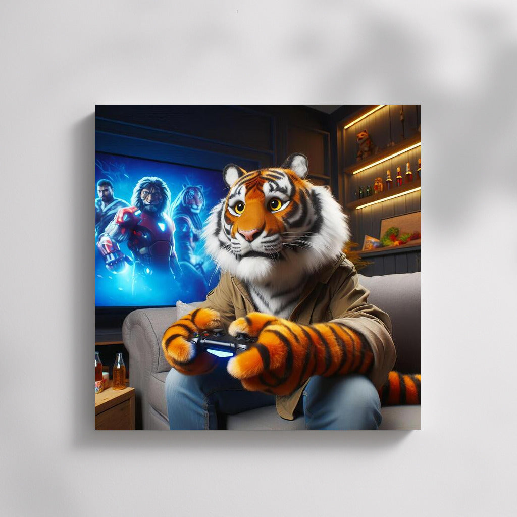 Tiger Gamer in the Home Theater: Playful Predator in the World of Video Games