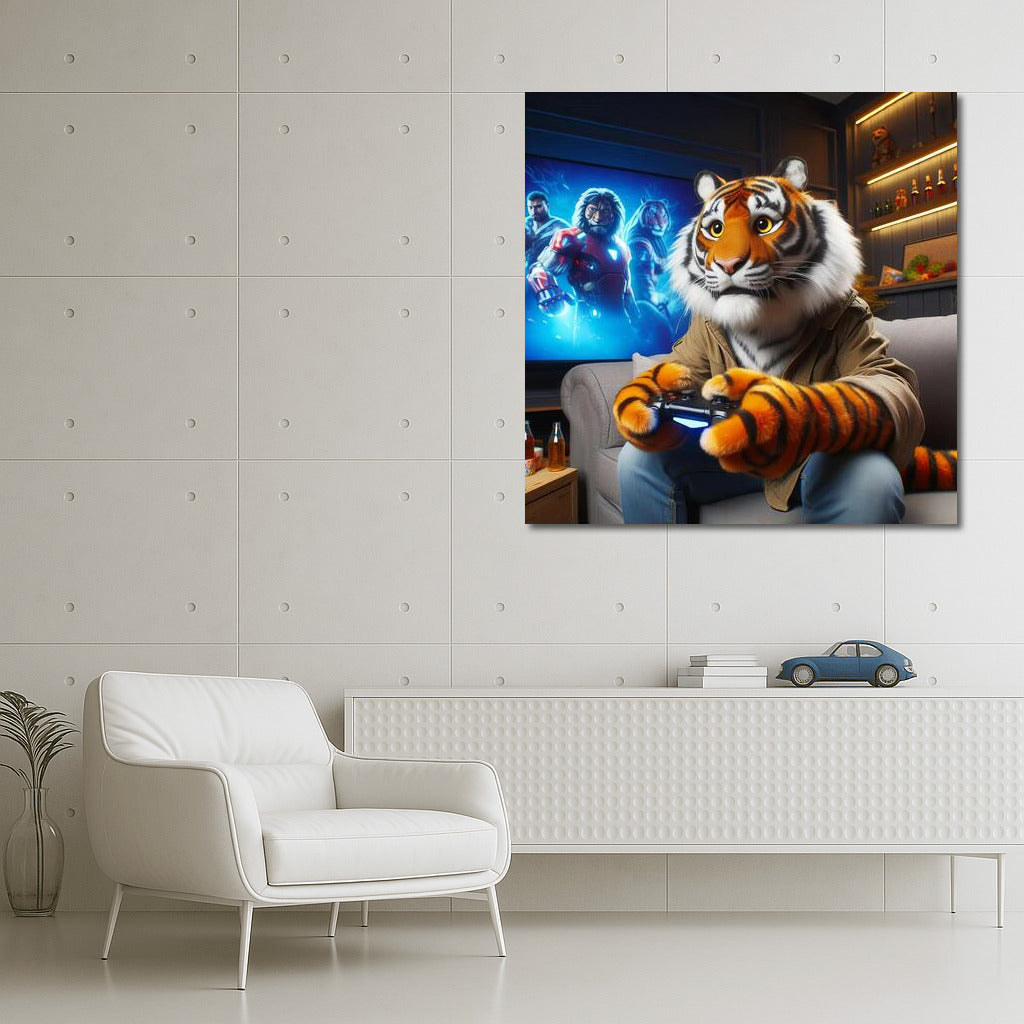 Tiger Gamer in the Home Theater: Playful Predator in the World of Video Games
