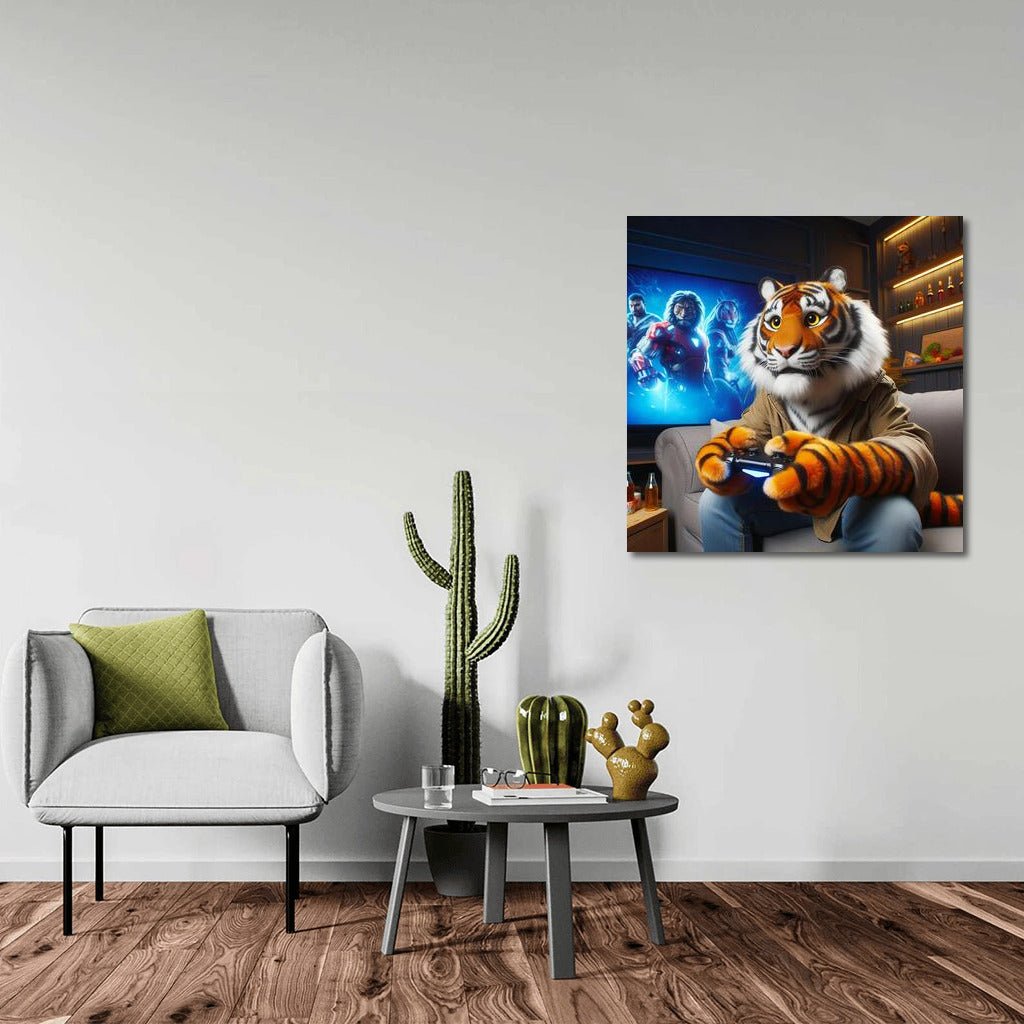 Tiger Gamer in the Home Theater: Playful Predator in the World of Video Games