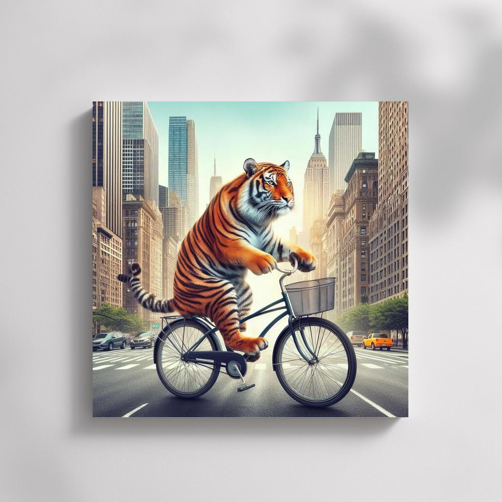 Tiger on a Bike: Urban Adventure in the City