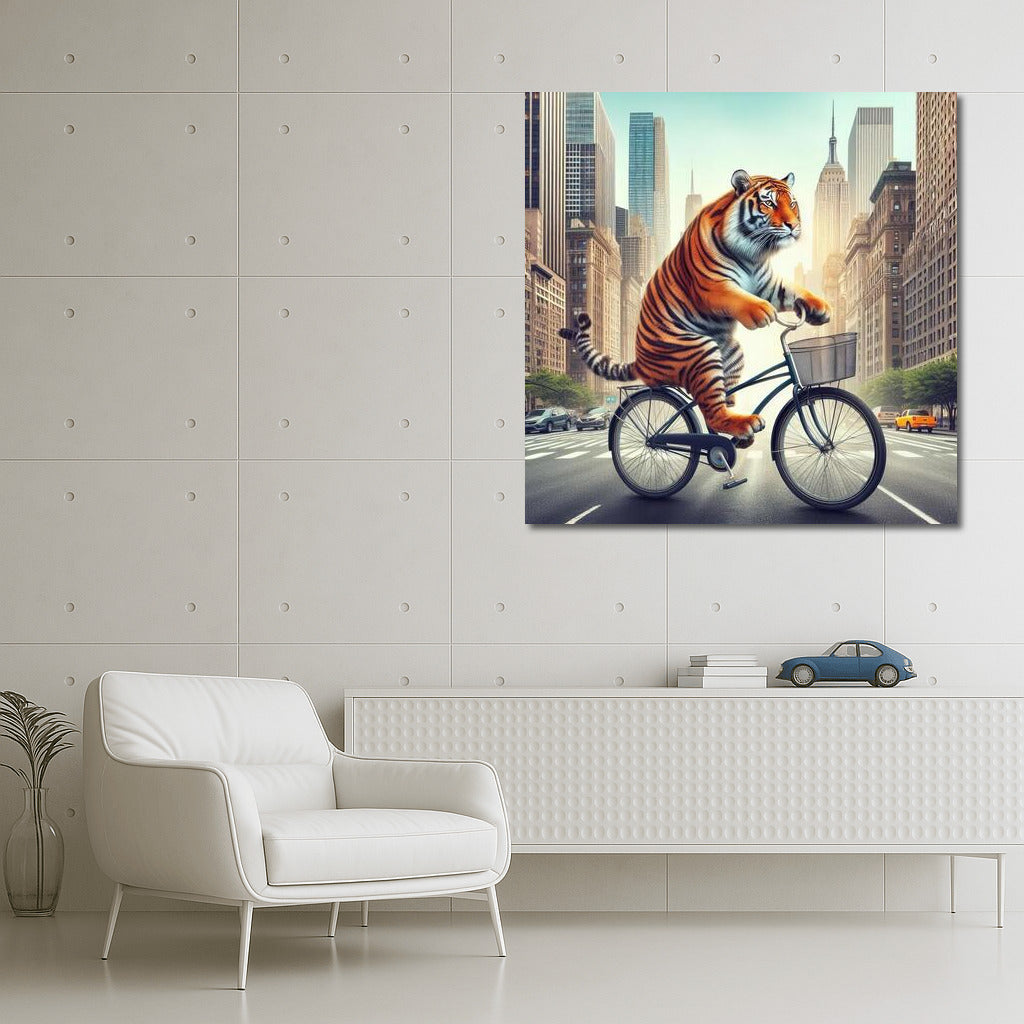 Tiger on a Bike: Urban Adventure in the City