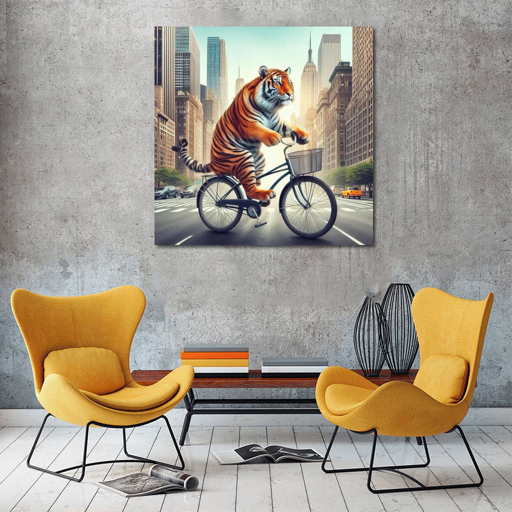 Tiger on a Bike: Urban Adventure in the City
