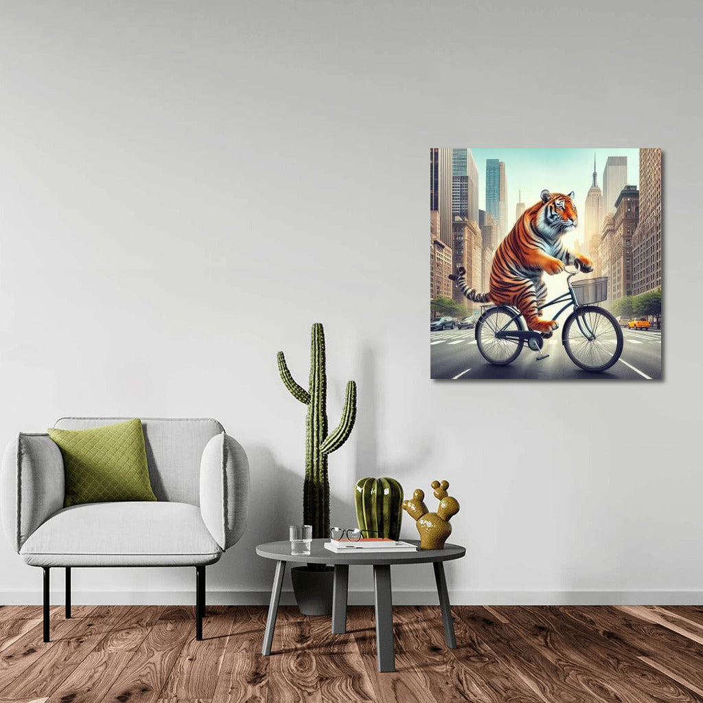 Tiger on a Bike: Urban Adventure in the City