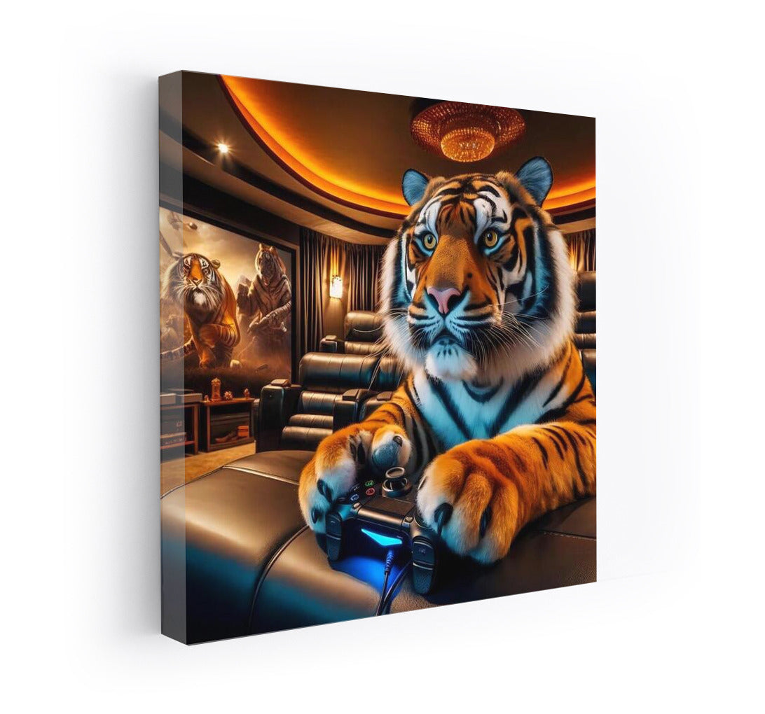Tiger Gamer in Home Theater: Immersion in the Virtual World