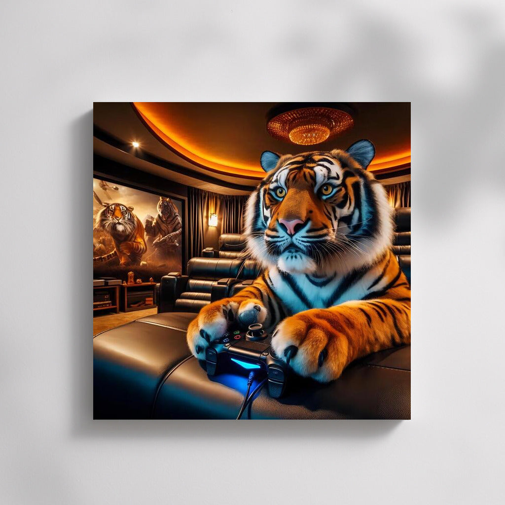 Tiger Gamer in Home Theater: Immersion in the Virtual World