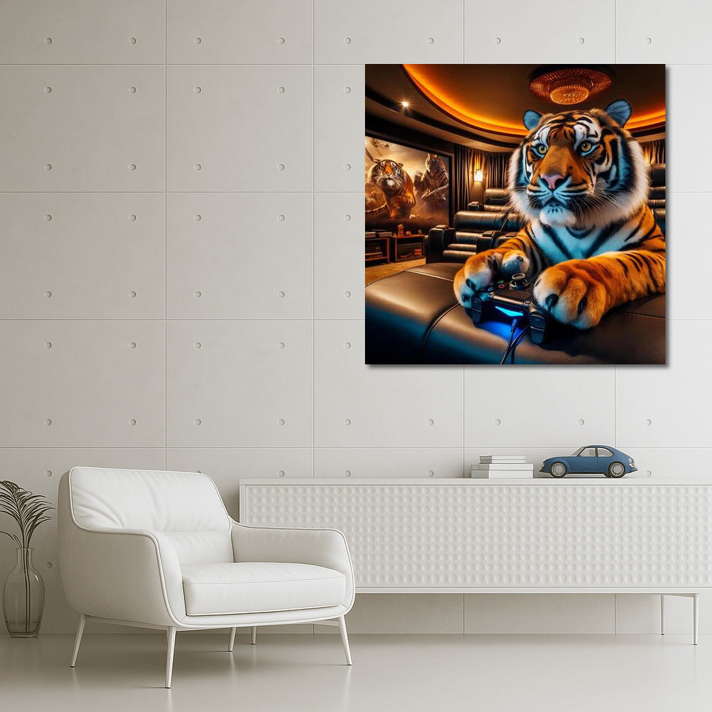 Tiger Gamer in Home Theater: Immersion in the Virtual World