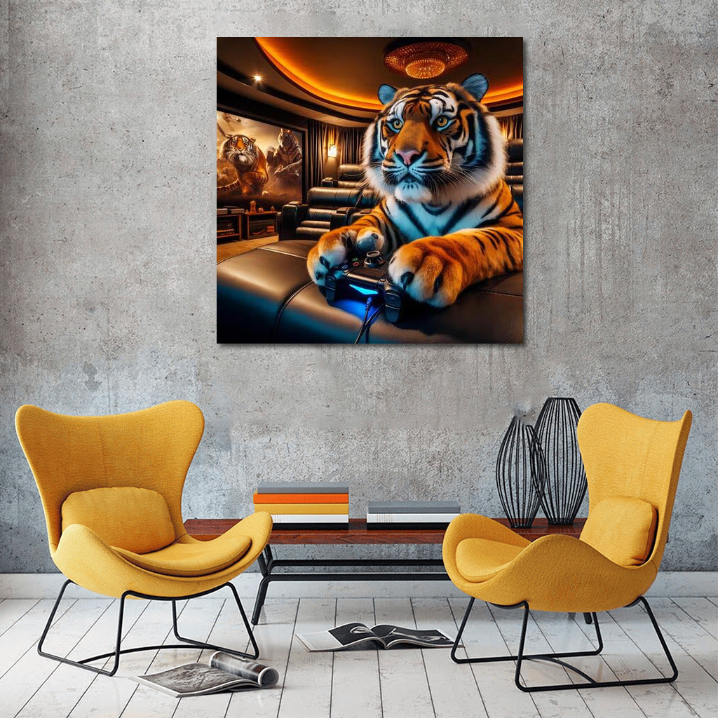 Tiger Gamer in Home Theater: Immersion in the Virtual World