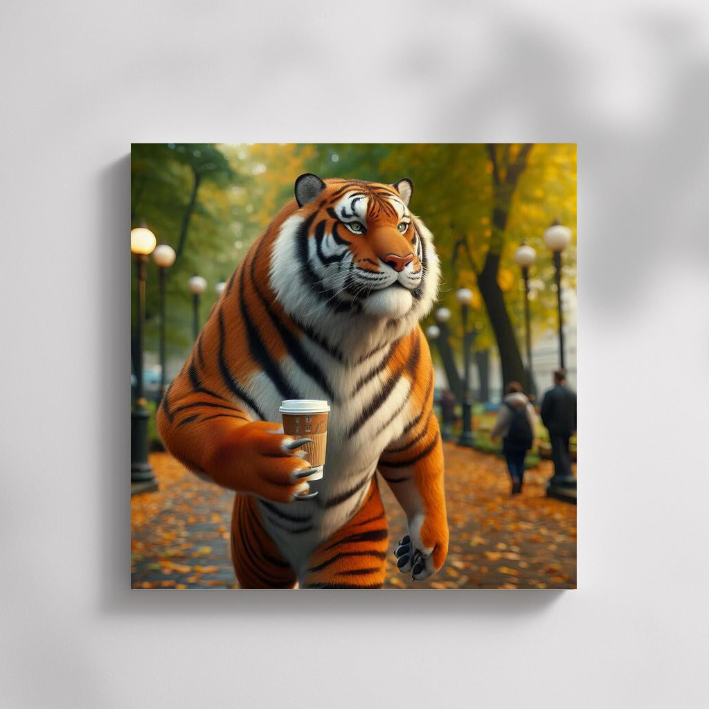 Tiger with Coffee: A Walk in the Park for Lovers of Uniqueness