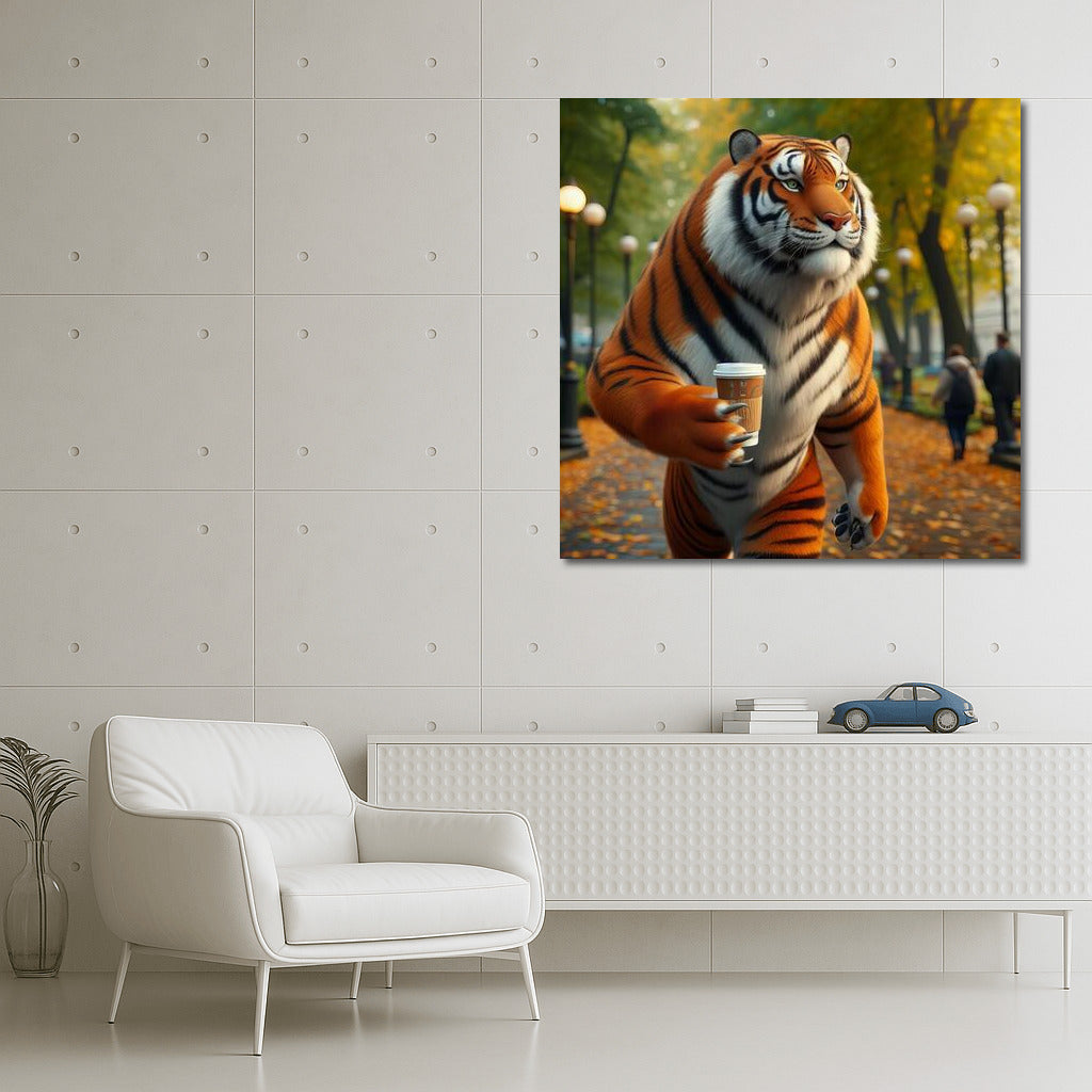 Tiger with Coffee: A Walk in the Park for Lovers of Uniqueness