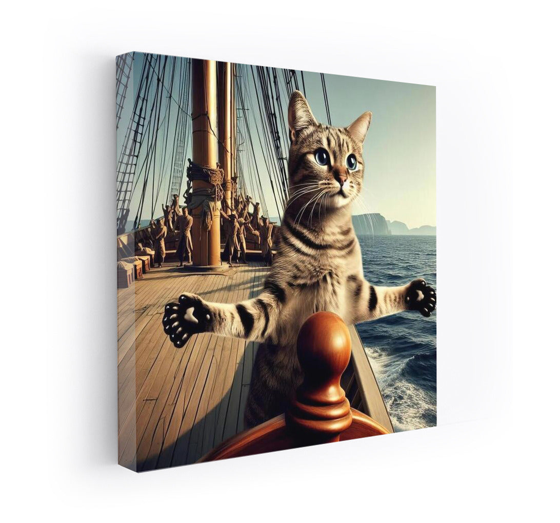 Titanic Cat: Freedom on the Bow