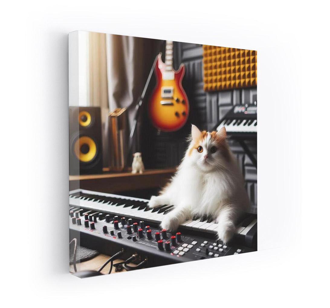 Musical Maestro: Turkish Van Cat in the Studio