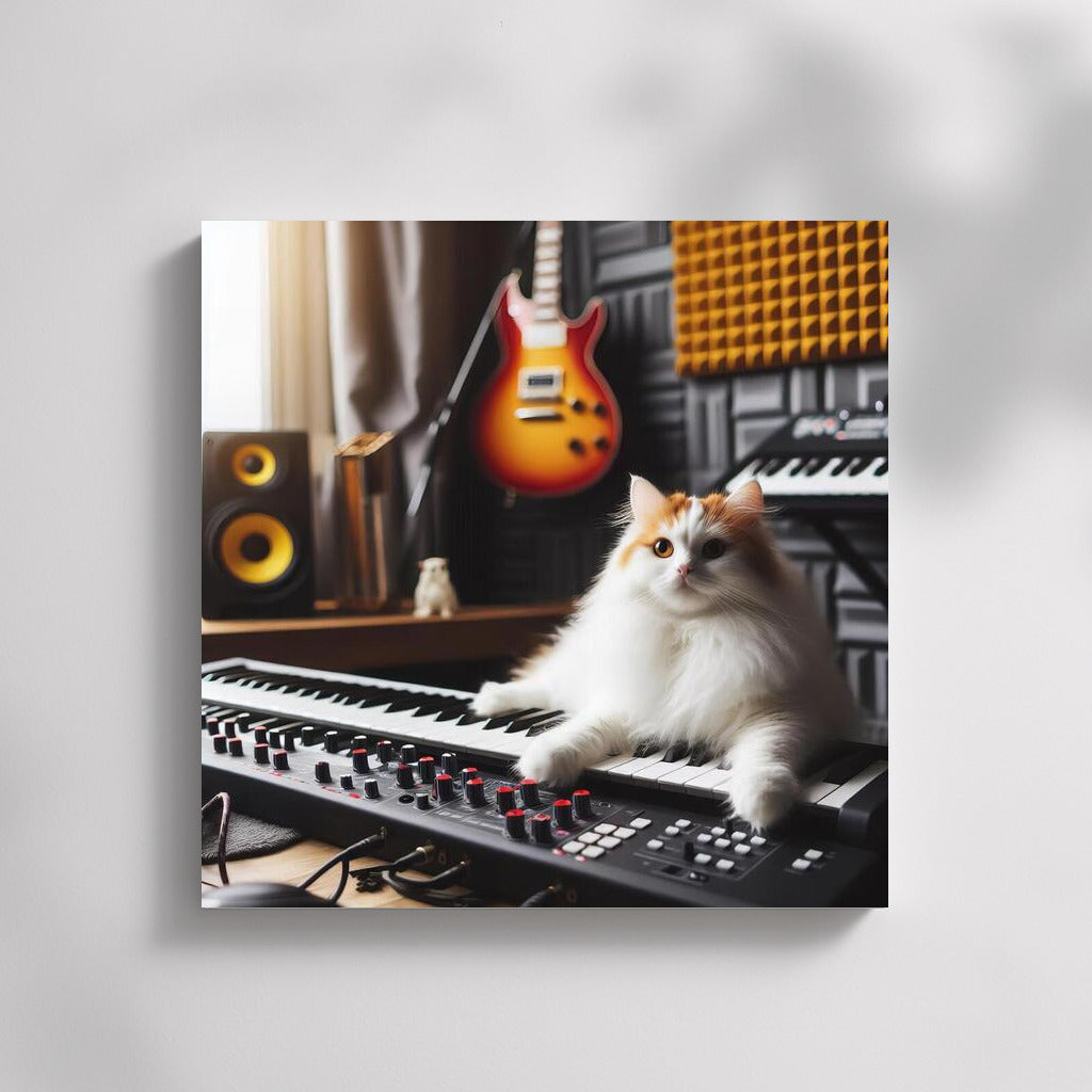Musical Maestro: Turkish Van Cat in the Studio