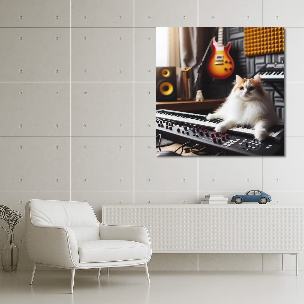 Musical Maestro: Turkish Van Cat in the Studio