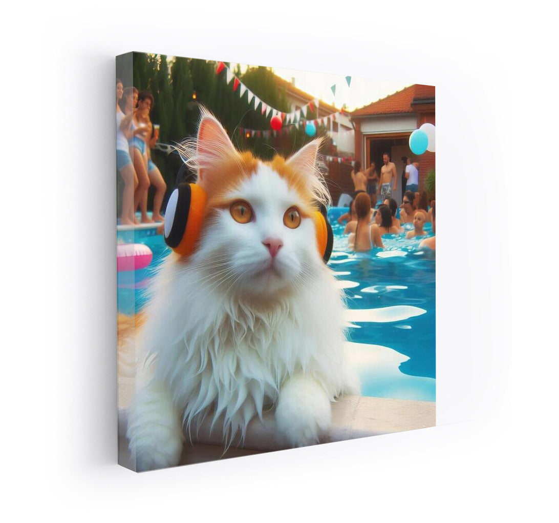 Turkish Van at Pool Party: Summer Whirlwind of Music and Fun