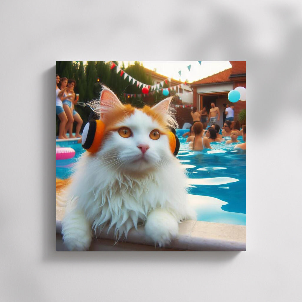 Turkish Van at Pool Party: Summer Whirlwind of Music and Fun