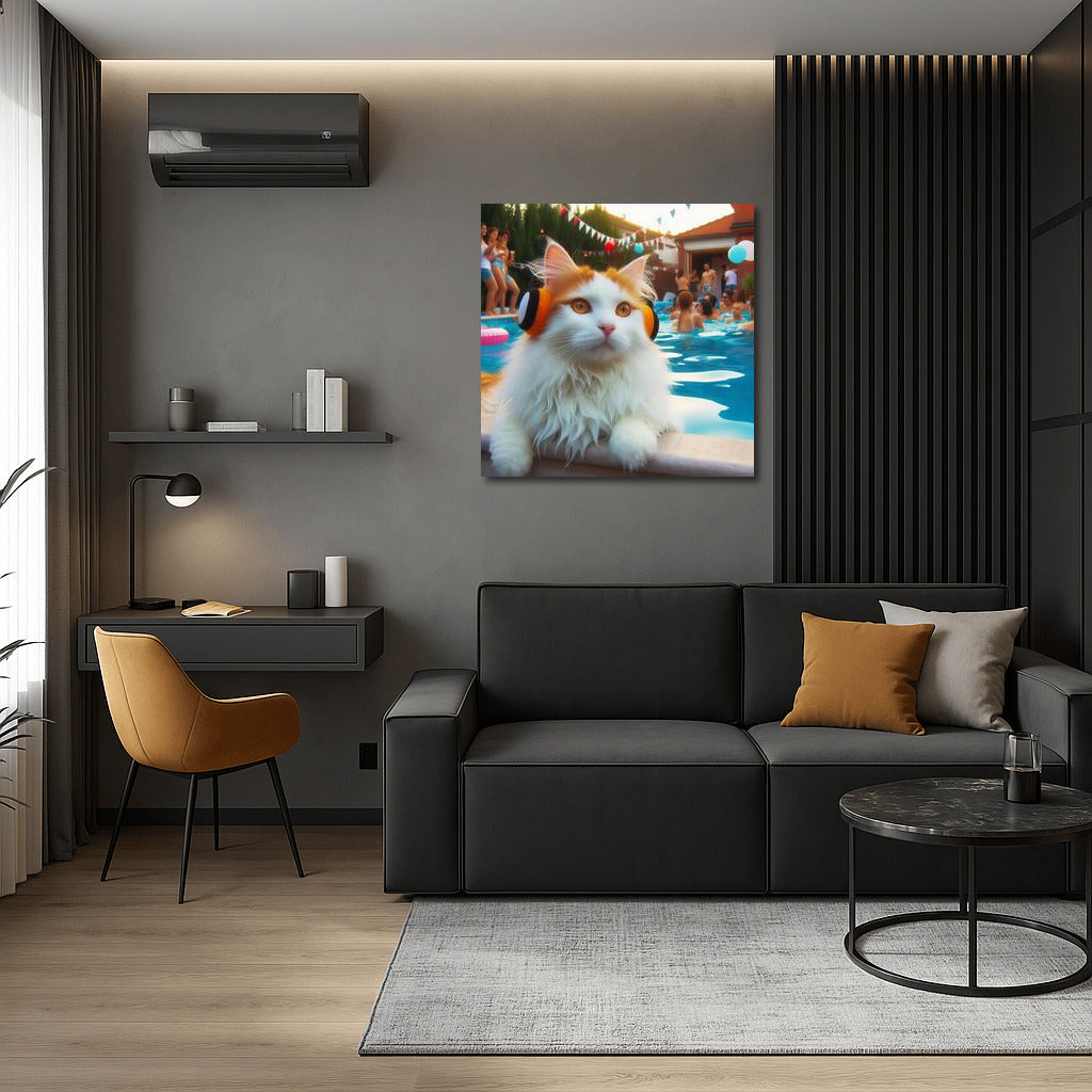 Turkish Van at Pool Party: Summer Whirlwind of Music and Fun