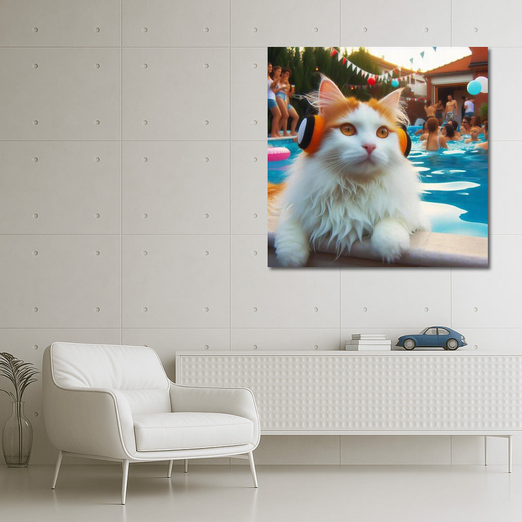 Turkish Van at Pool Party: Summer Whirlwind of Music and Fun