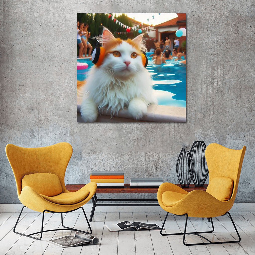 Turkish Van at Pool Party: Summer Whirlwind of Music and Fun