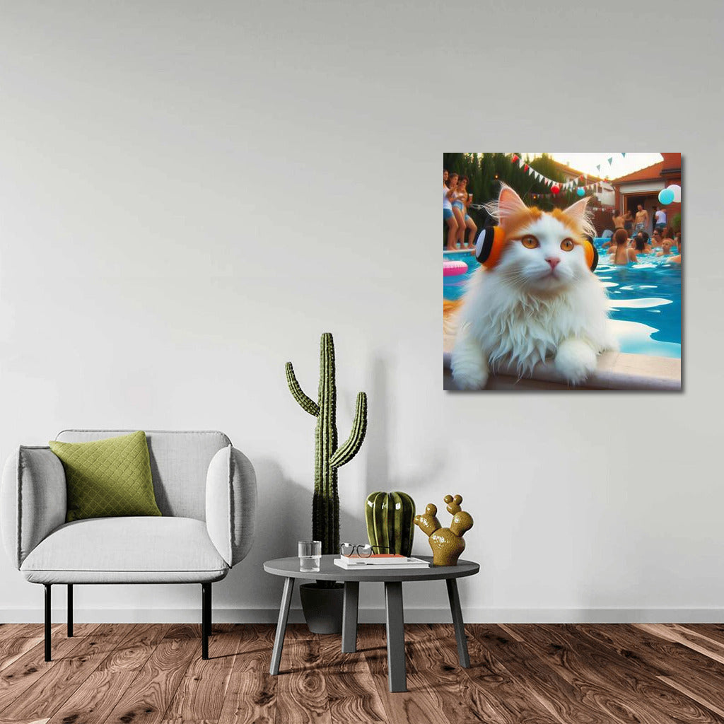 Turkish Van at Pool Party: Summer Whirlwind of Music and Fun
