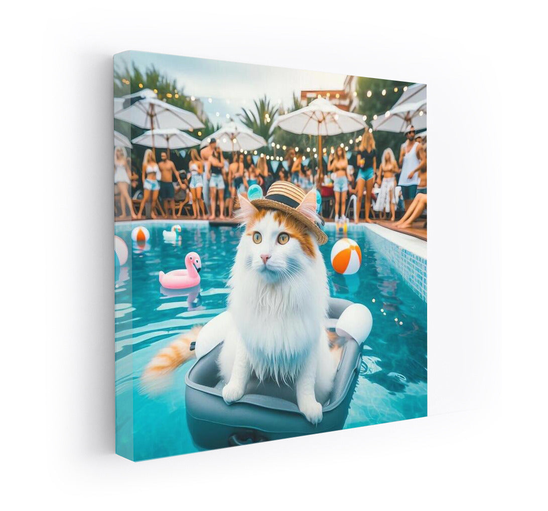 Turkish Van: The Furry King of the Pool Party