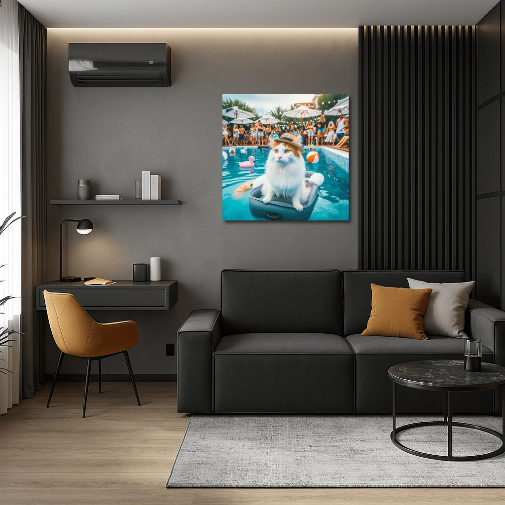 Turkish Van: The Furry King of the Pool Party