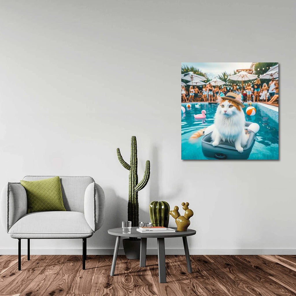 Turkish Van: The Furry King of the Pool Party