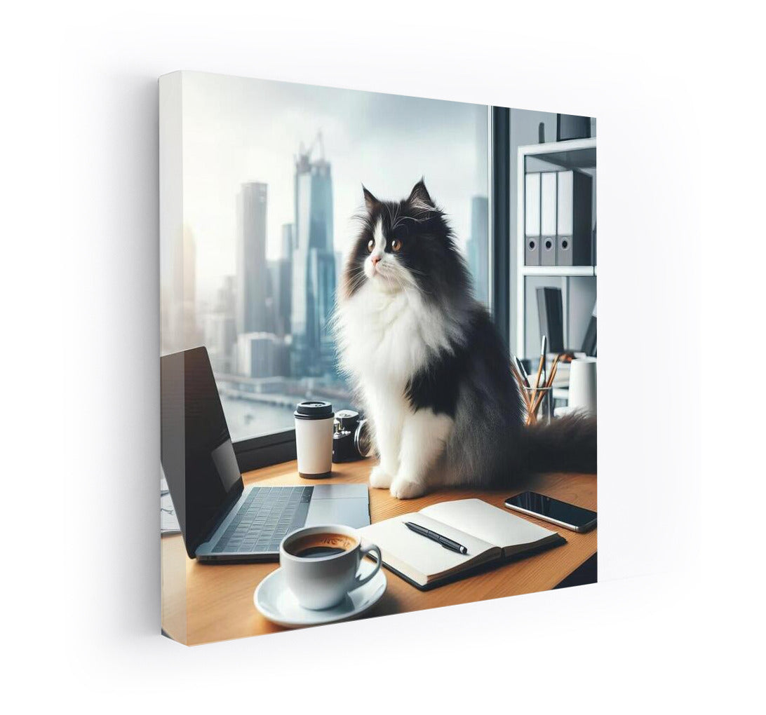 Turkish Van in the Office: Comfort and Style on Your Wall