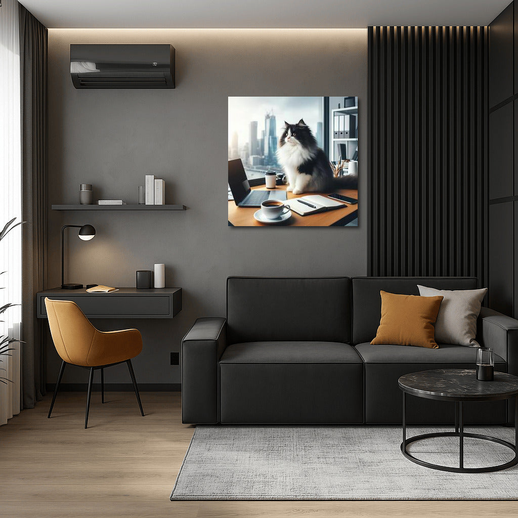 Turkish Van in the Office: Comfort and Style on Your Wall