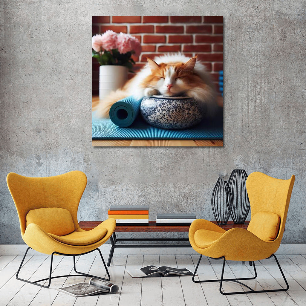 Turkish Van: Yoga Zen in a Studio of Tranquility