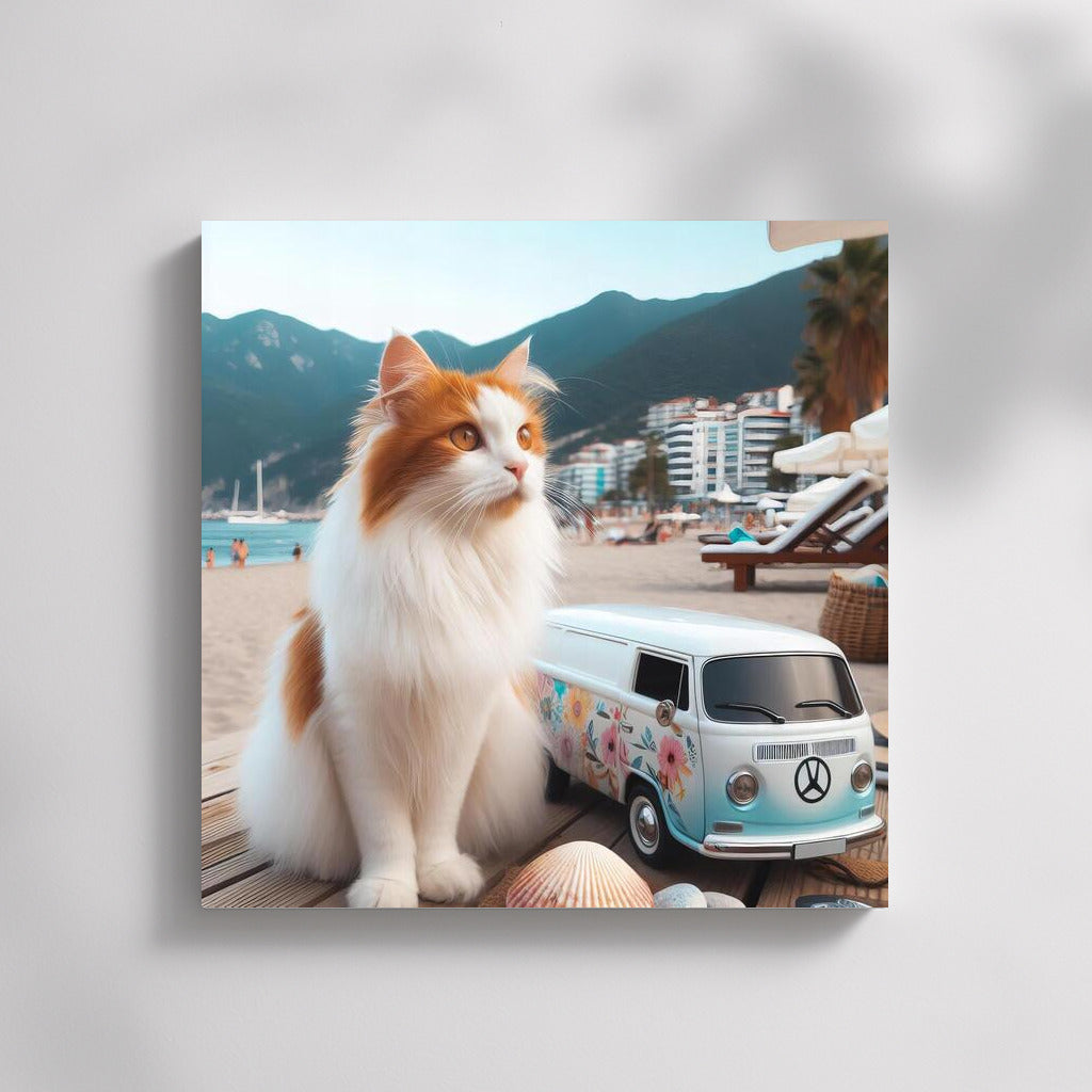 Turkish Van and Volkswagen on Fashion Beach