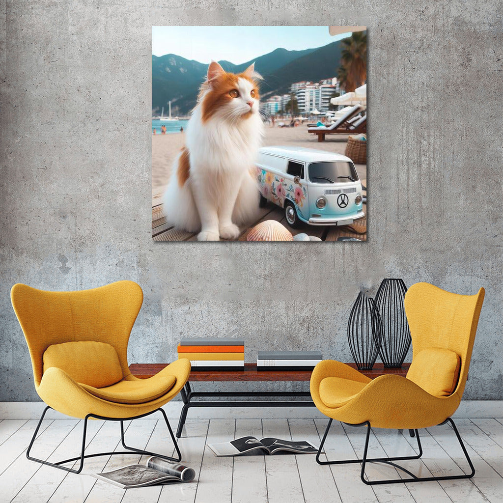 Turkish Van and Volkswagen on Fashion Beach