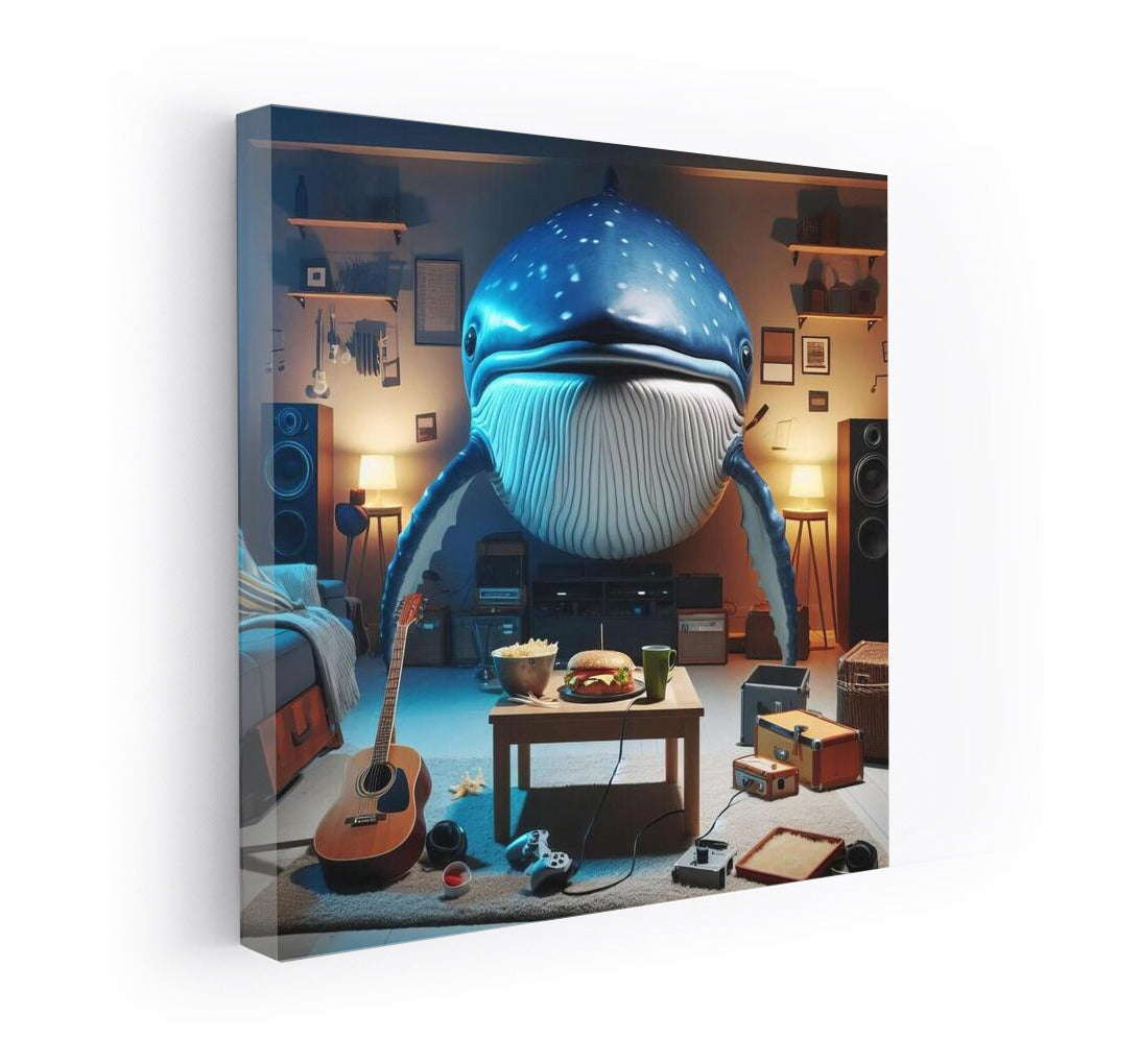 Space Whale at Home Theater Game Console
