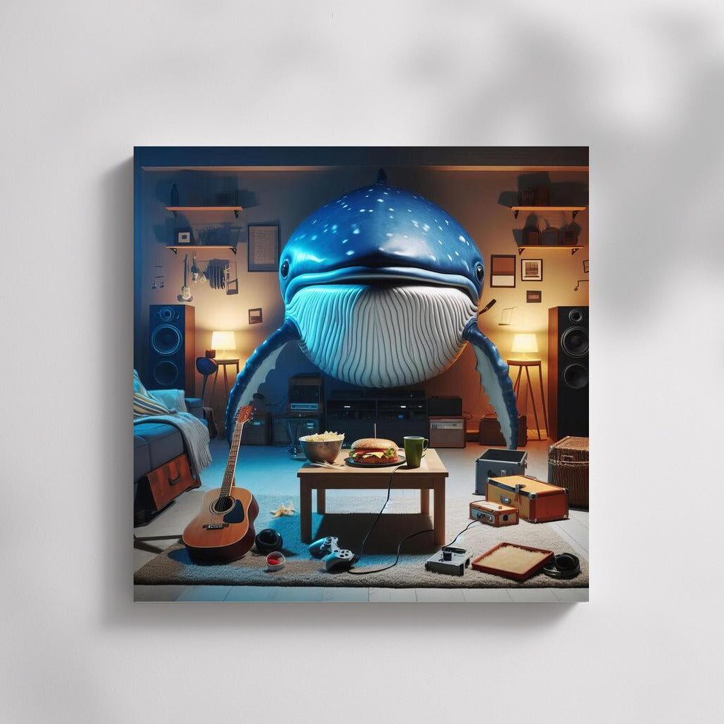 Space Whale at Home Theater Game Console