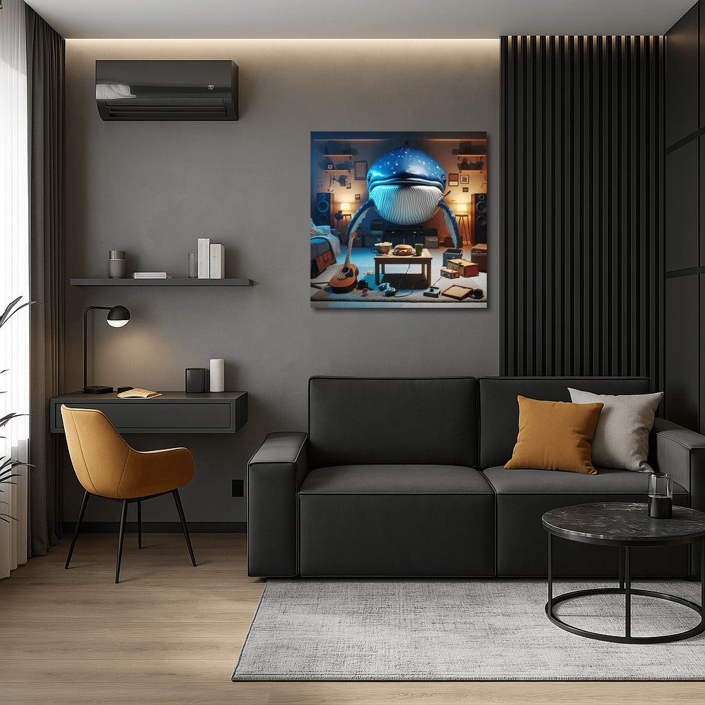 Space Whale at Home Theater Game Console