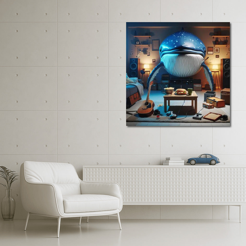 Space Whale at Home Theater Game Console