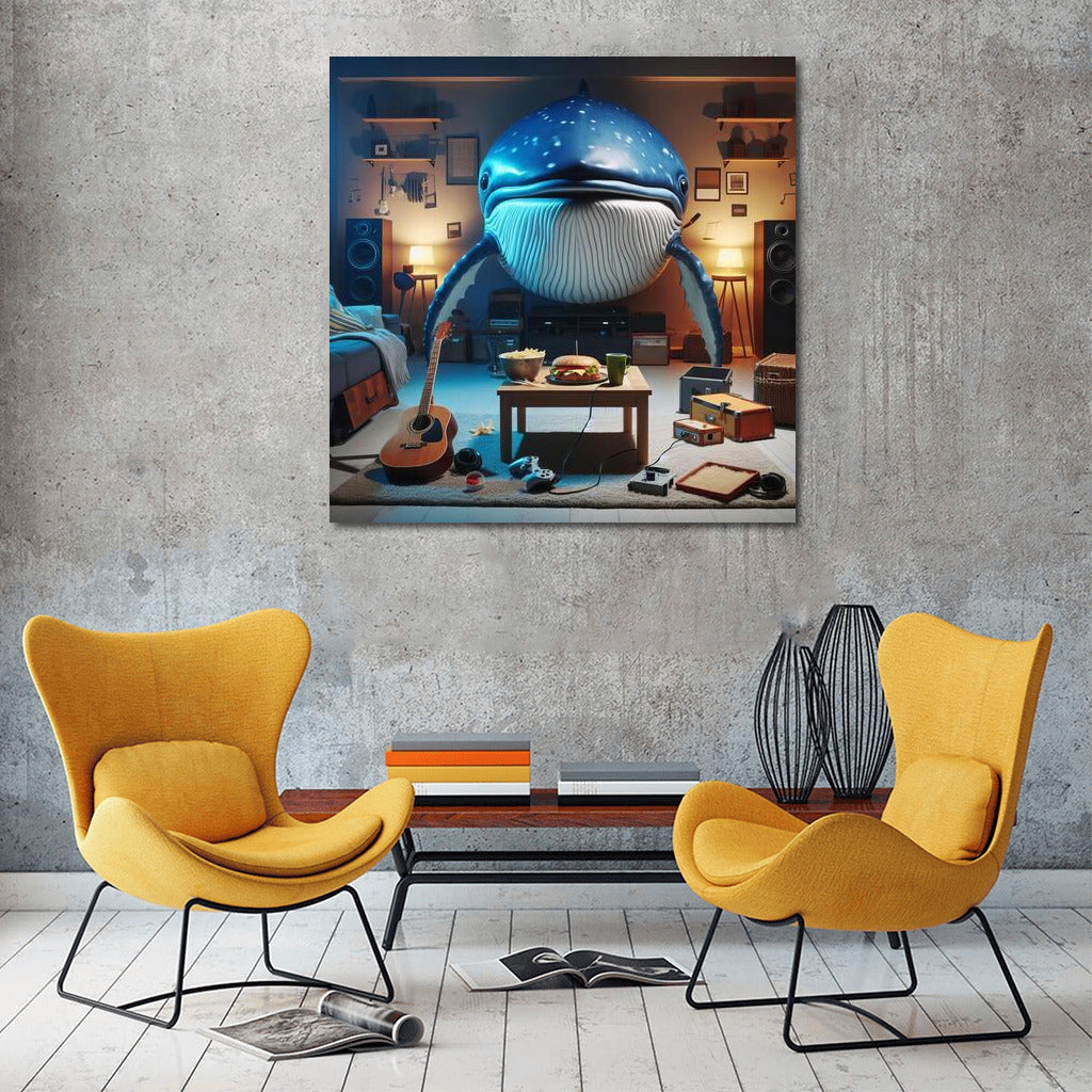 Space Whale at Home Theater Game Console