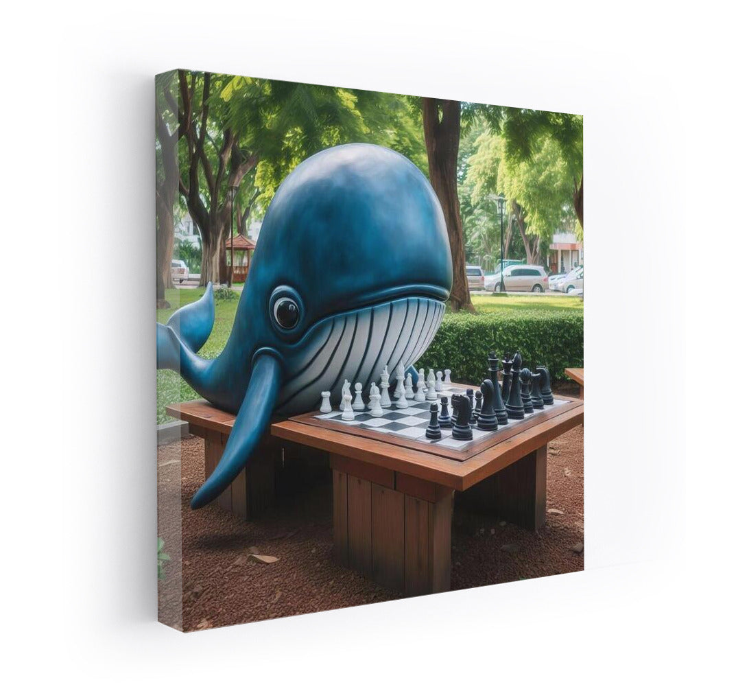Chess Whale in the Park: Magic World on the Wall