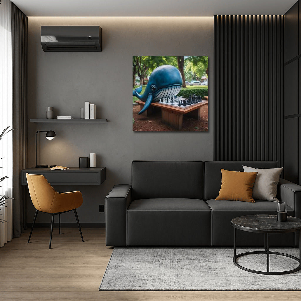 Chess Whale in the Park: Magic World on the Wall