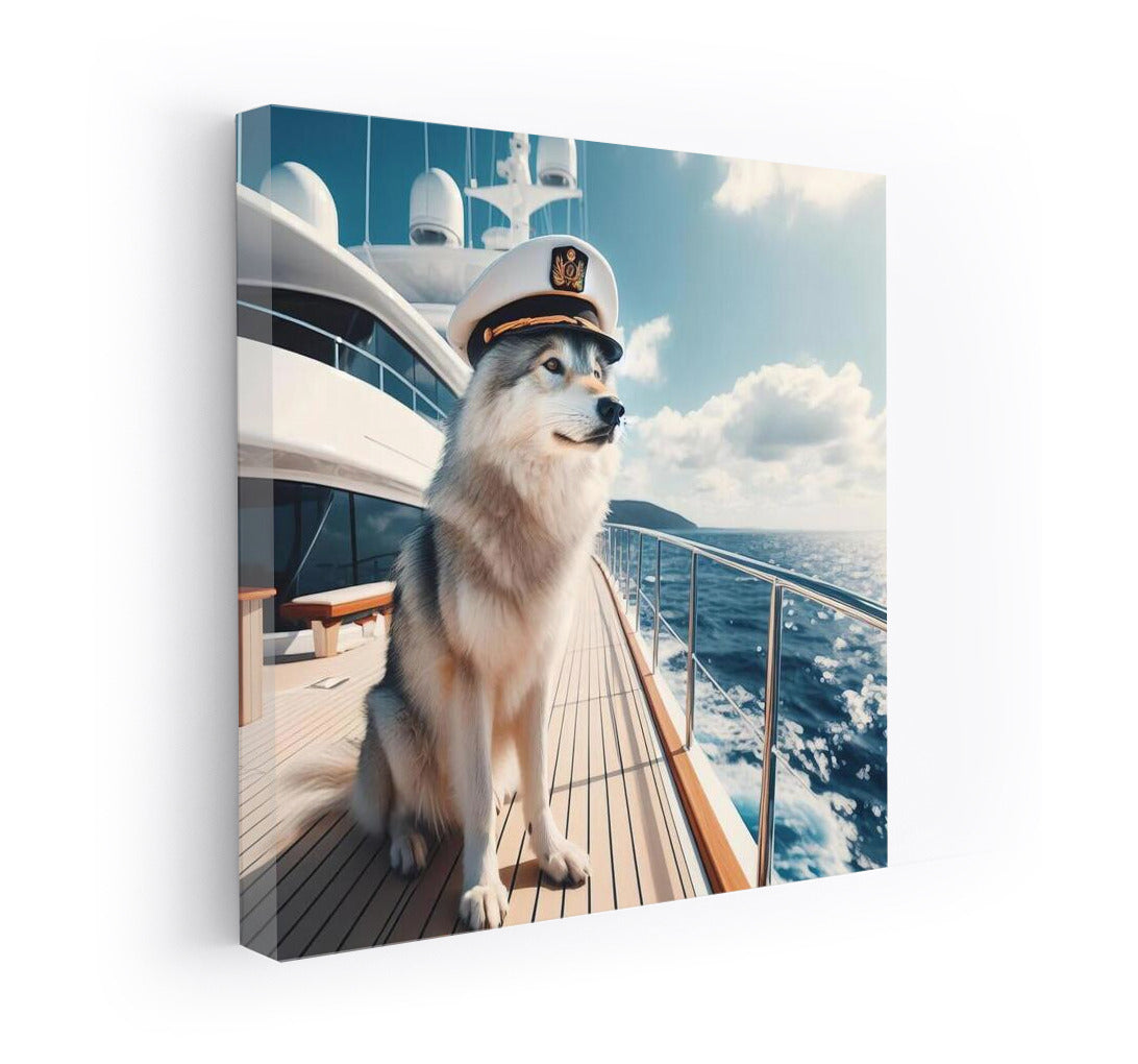 Wolf-Captain on a Yacht: Sea Freedom in the Interior