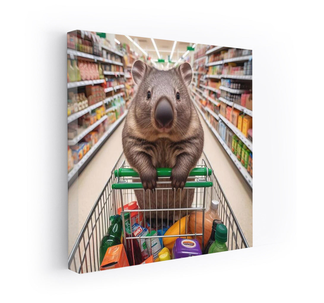 Wombat in the supermarket: Fun purchases for the interior